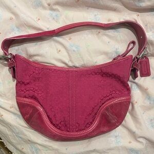 Coach Fuchsia Shoulder Bag